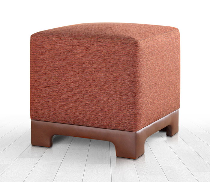 Atelier Del Sofa Puf Rojo Teja
